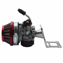 Производительность Carb Карбюратор воздушный фильтр в сборе для 2-ход 47cc 49cc Мини карманный велосипед Quad Chopper ATV красный