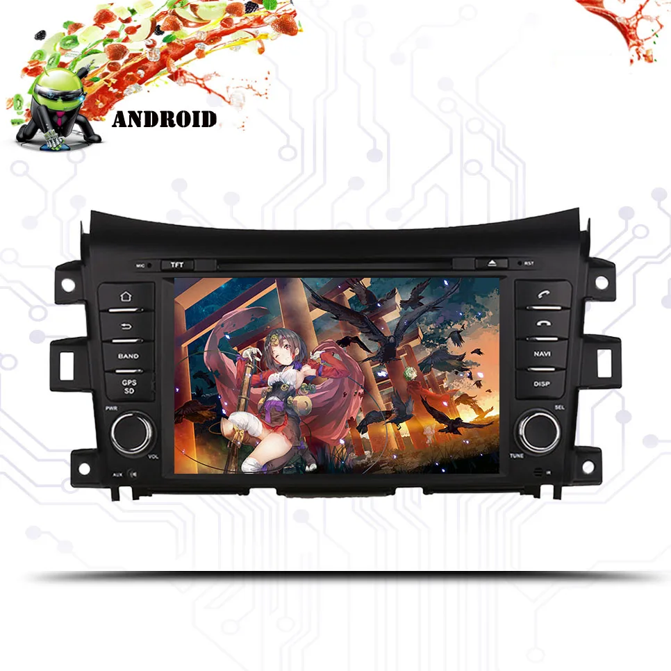 Автомобильный gps навигация dvd плеер 1024*600 Android 10.0For NISSAN NP300 Navara 2014 2018 NP1890 стерео
