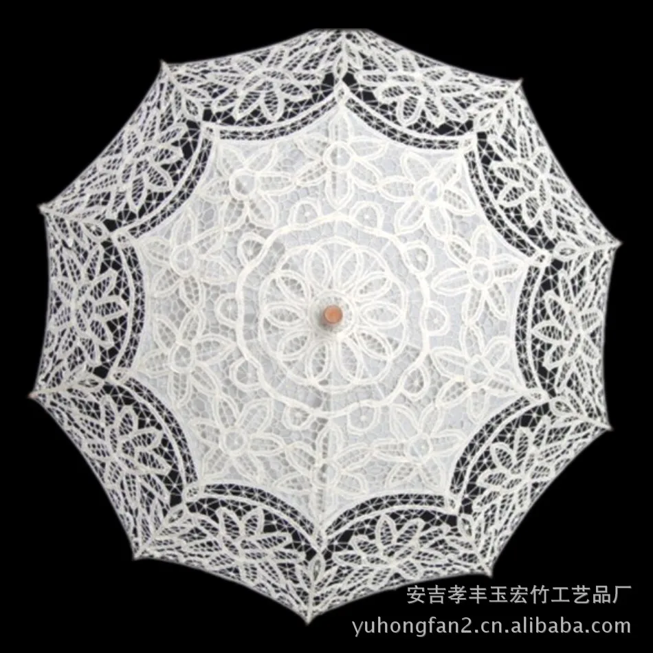 Buy Handmade lace umbrella Big lace umbrella The