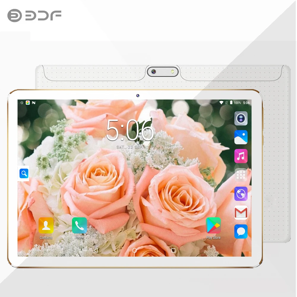 

BDF New Android Tablet 10 Inch Android 7.0 Octa Core 4G RAM 64G ROM Tablet PC WIFI Sim 3G Phone Call Tablets Small Computer