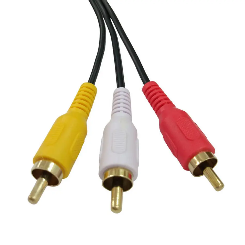 1m/2m 3 RCA -3.5mm /F ÷  Ʈ ̺, ݵ ڵ Ʈ   YR