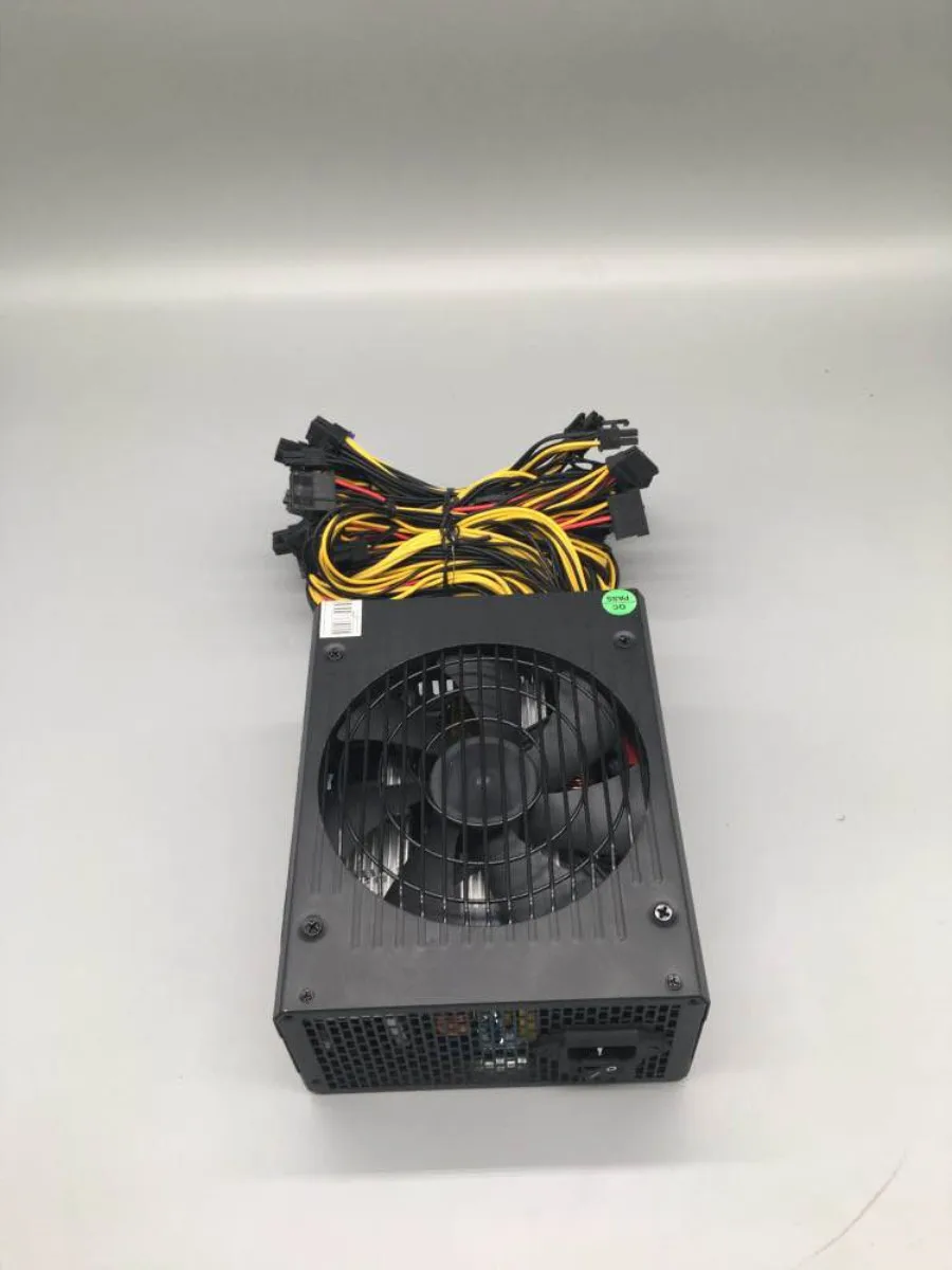 Power Supply 1600W ATX PSU Mining Power Supply 1600W BTC Miner Power Supply for rx 470 rx 480 rx 570 6 gpu support 12V antiminer