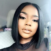 Гладкий Боб кружевные парики 613 блонд парики Remy бразильские кружевные человеческие волосы парики для женщин короткие парики боб Омбре человеческие волосы боб парики