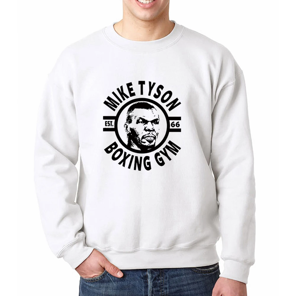 Babaseal Mike Tysons Print Skate Men Hoodies Sweatshirts Punk Hipster