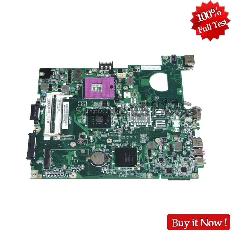 NOKOTION материнская плата для ноутбука Acer extensa 5635 5235 MBEDV06001 DA0ZR6MB6F0 REV F GL40 DDR3 бесплатный