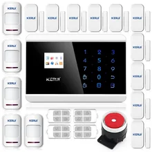 2017 new Intercom home security wireless GSM alarm system support Russian Spanish French language