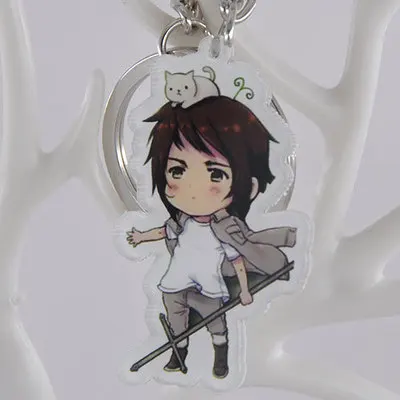 Animation Axis power Hetalia world Wrinkle Key Holder для всех стран, брелок для ключей, подвеска Portachiavi - Цвет: 7