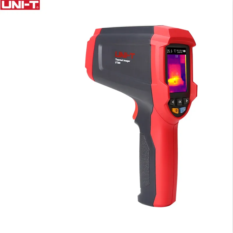 

UNI-T UTi80 Handheld Digital Infrared Thermal Imager Camera Industrial Imaging Thermometer Dual Laser Point 20:1 D:S