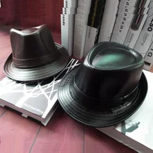 Модные однотонные мужские ПУ искусственная кожа ведро шапки для спорта на открытом воздухе женская Рыбацкая шляпа рыболовные кепки Casquette