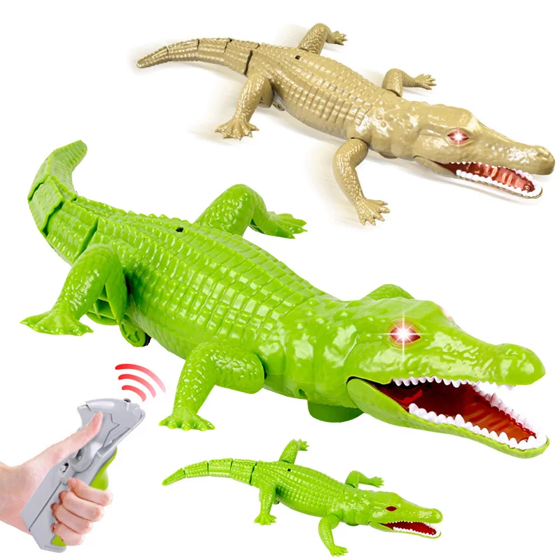 

2018 Remote Control animal Kid Holiday Gift Toy Prank Fake Crocodile Simulation Funny Toy For Kids Christmas gifts