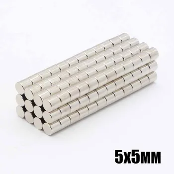 

300pcs 5x5 mm neodymium magnet 5mm*5mm strong rare earth neodymium NdFeB permanent magnets 5x5mm magnetic 5mm*5mm