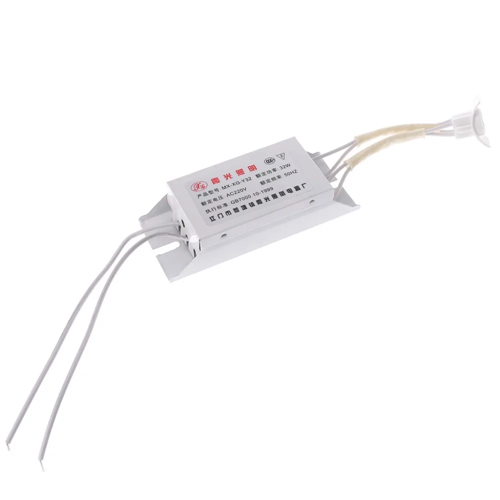 AC 220V 0.25A 36W Electronic Ballast for Fluorescent Tube Lamp White Sheel