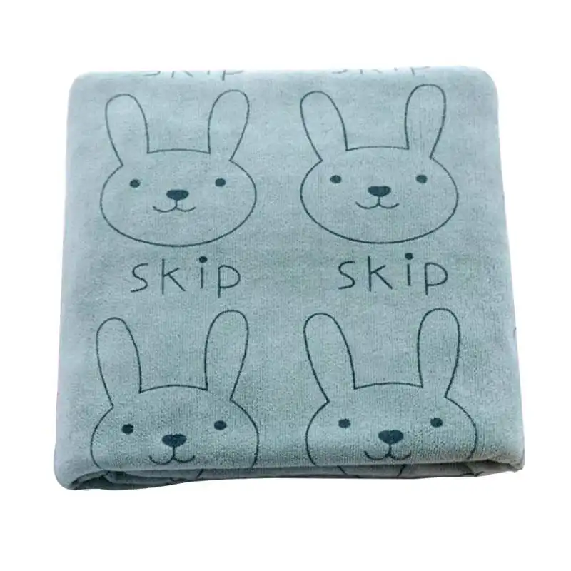 QIANQUHUI mignon microfibre absorbant séchage bain serviette de plage gant de toilette maillot de bain serviette enfant bébé serviette avec capuche