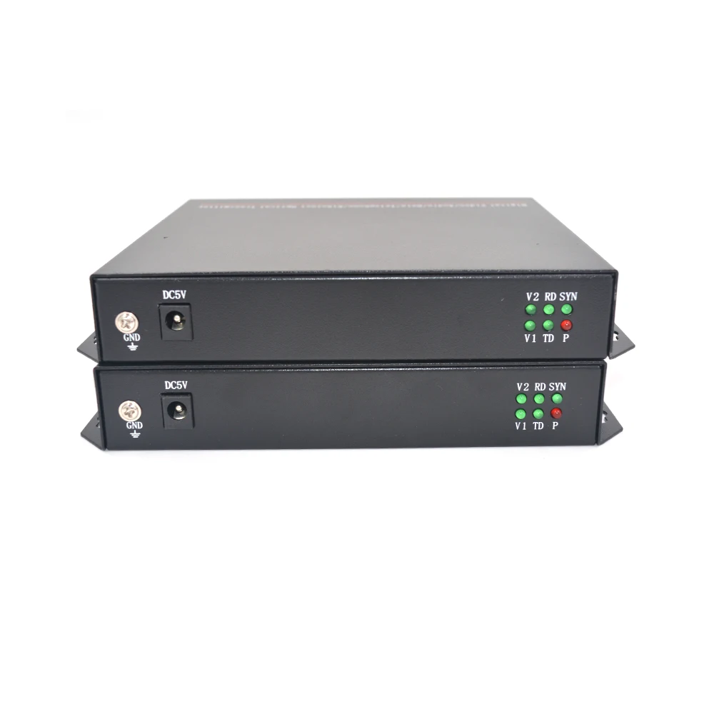 Волоконно оптические медиа конвертеры для передачи данных видео/Ethernet/RS485 (один