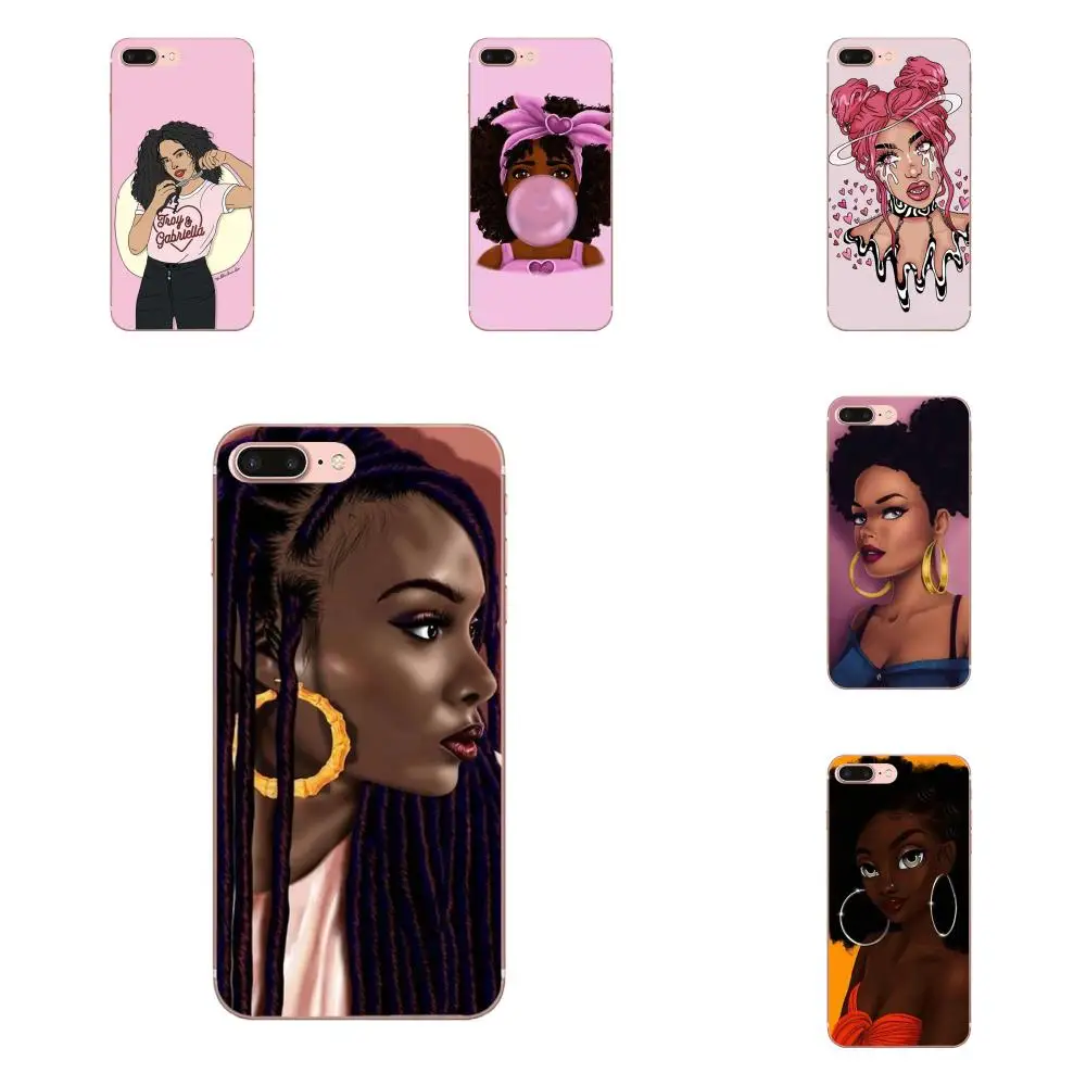 Для Xiaomi Note 3 4 Mi3 Mi4 Mi4C Mi4i Mi5 Mi 5S 5X 6 6X A1 Max Mix 2 Мягкий ТПУ Стильный чехол Melanin Poppin Aba Queen