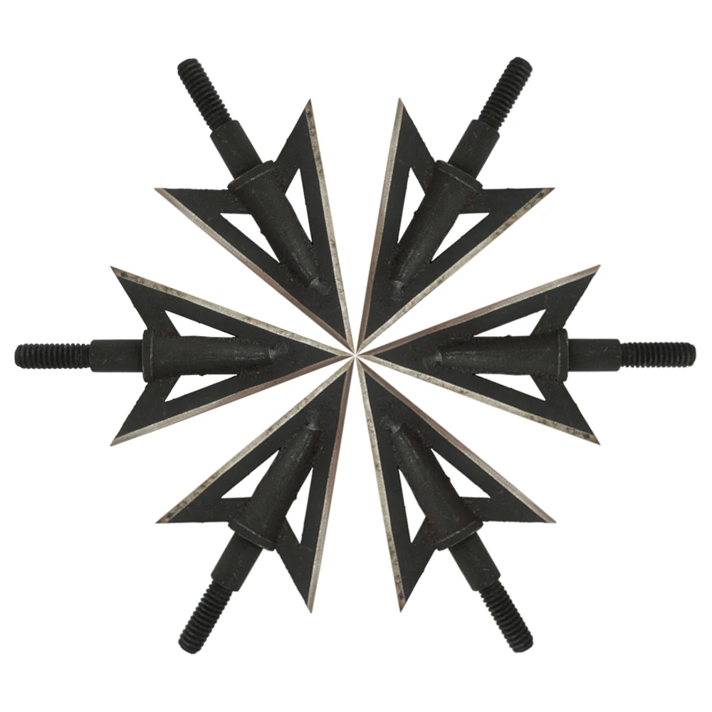 

6Pcs Sharp Broadheads 2 Blade Medieval Arrowhead Metal Hunting Arrowhead for Archery Crossbow