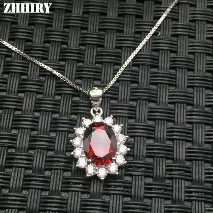 Женское ожерелье с подвеской ZHHIRY из серебра 925 пробы | Украшения и аксессуары
