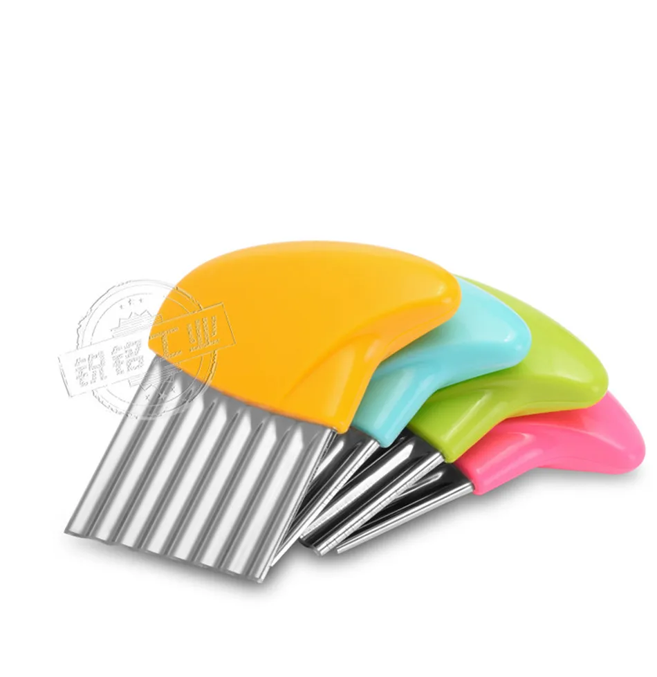 Stainless Steel Potato Chips Making Peeler Cutter Vegetable Kitchen Knives Fruit Tool Knife Accessories Wavy Cutter Stainless Steel Potato Chips Making Peeler Cutter Vegetable Kitchen Knives Fruit Tool Knife Accessories Wavy Cutter