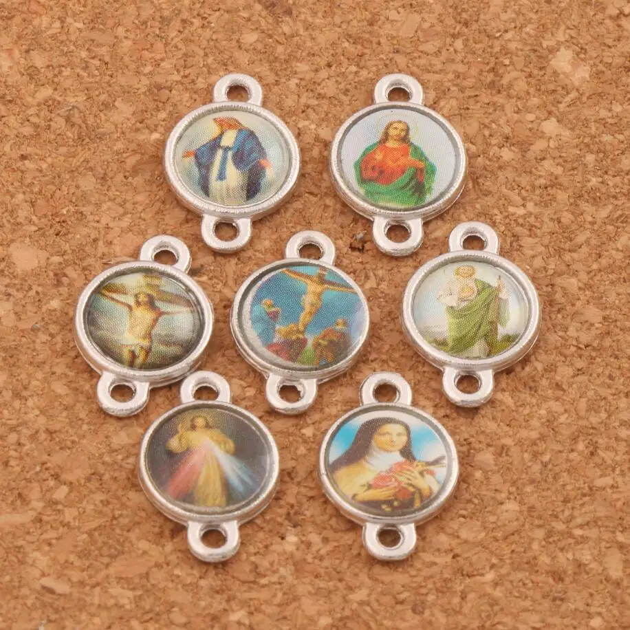 Buy 48PCS Catholic Religious Church Medals Saints