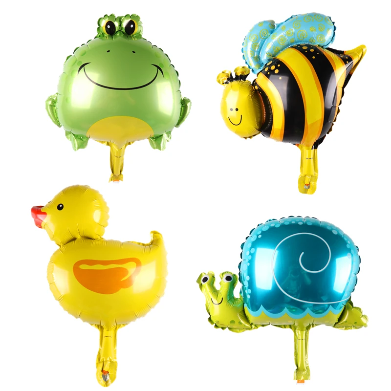 

mini snail duck frog bee balloons first birthday party balloon decoration toy