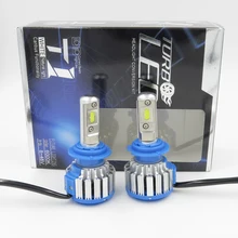 T1 Turbo H7 H8 H9 H10 H11 9005 9006 70 w/set 7000LM светодиодные фары Conversion Kit все в одном налобный фонарь 6000 К
