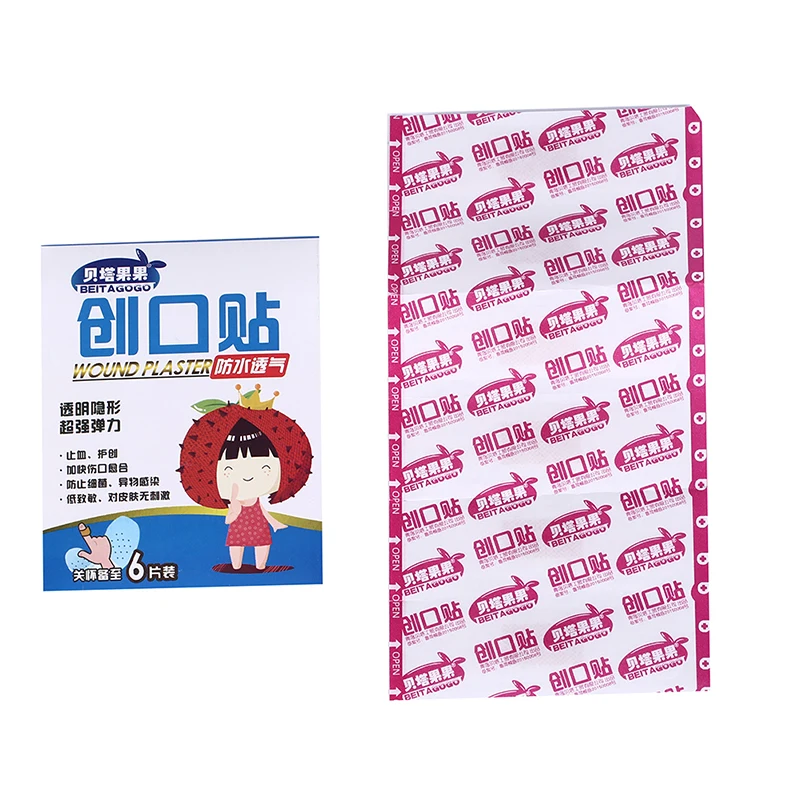 

120Pcs/box Waterproof Band-Aid Medical Transparent Sterile Wound Dressing Band-aids Invisible Anti Grinding feet Tape Bandages