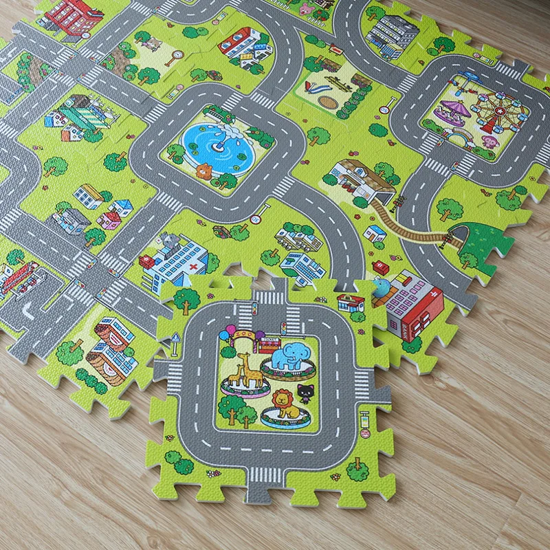9 шт. детский игровой коврик из пены ЭВА 30 х30х1 см|puzzle play mat|play matkids rug |