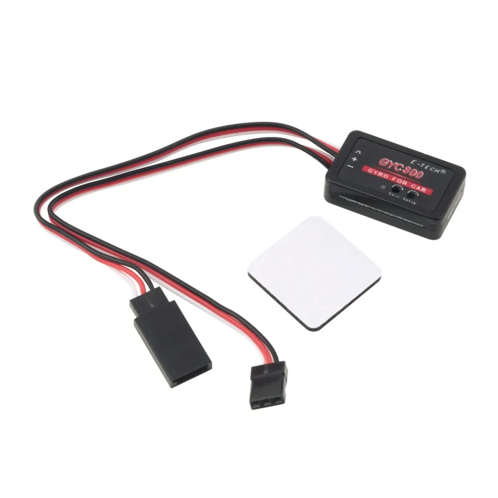

GYC300 Mini Piezoelectric Gyro RC Car Tail-drive System Gyro for RC Cars Boats Wholesale