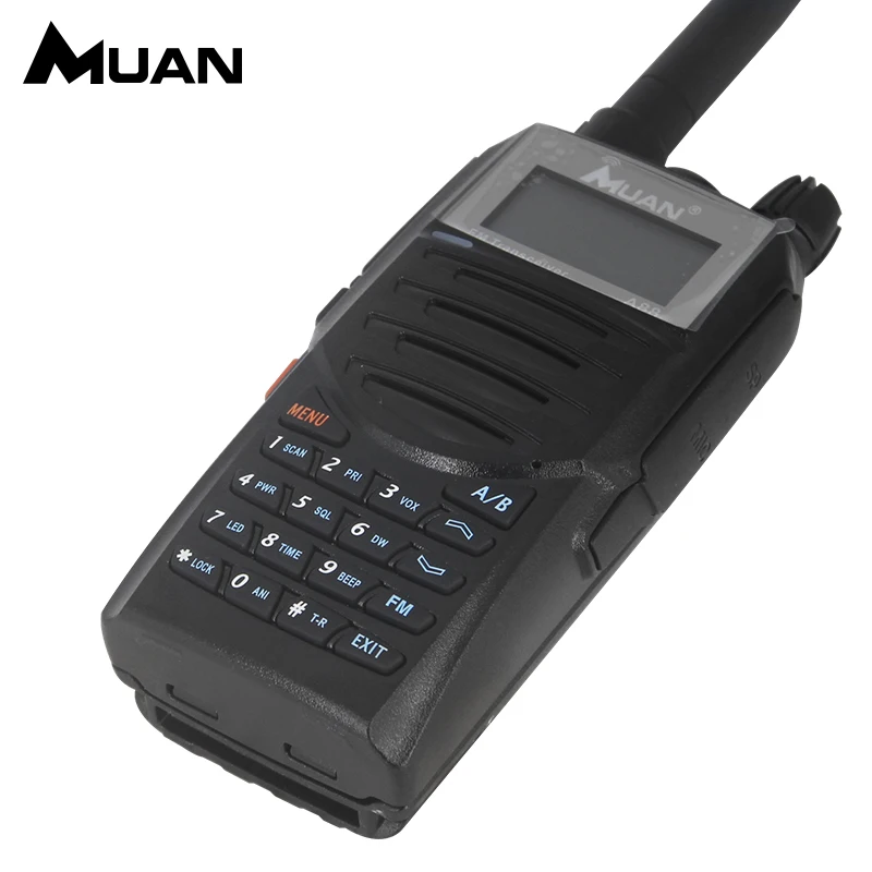 Muan-A88-Walkie-Talkie-UHF-VHF-Dual-Band-Two-Way-Radio-400-470Mhz-199-Channels-Portable