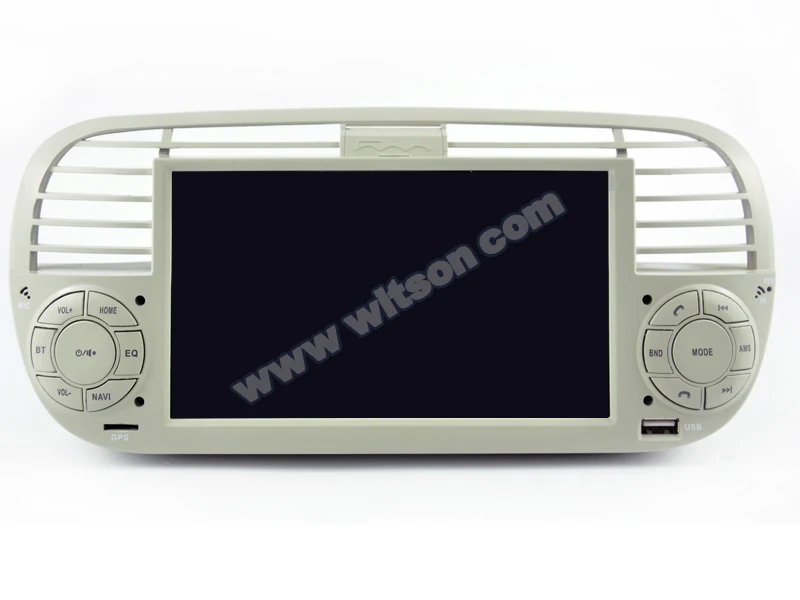 Perfect WITSON K600 Android 9.1 Quad Core Car Dvd media Player FOR FIAT 500 Vehicle Radio Multimedia 3