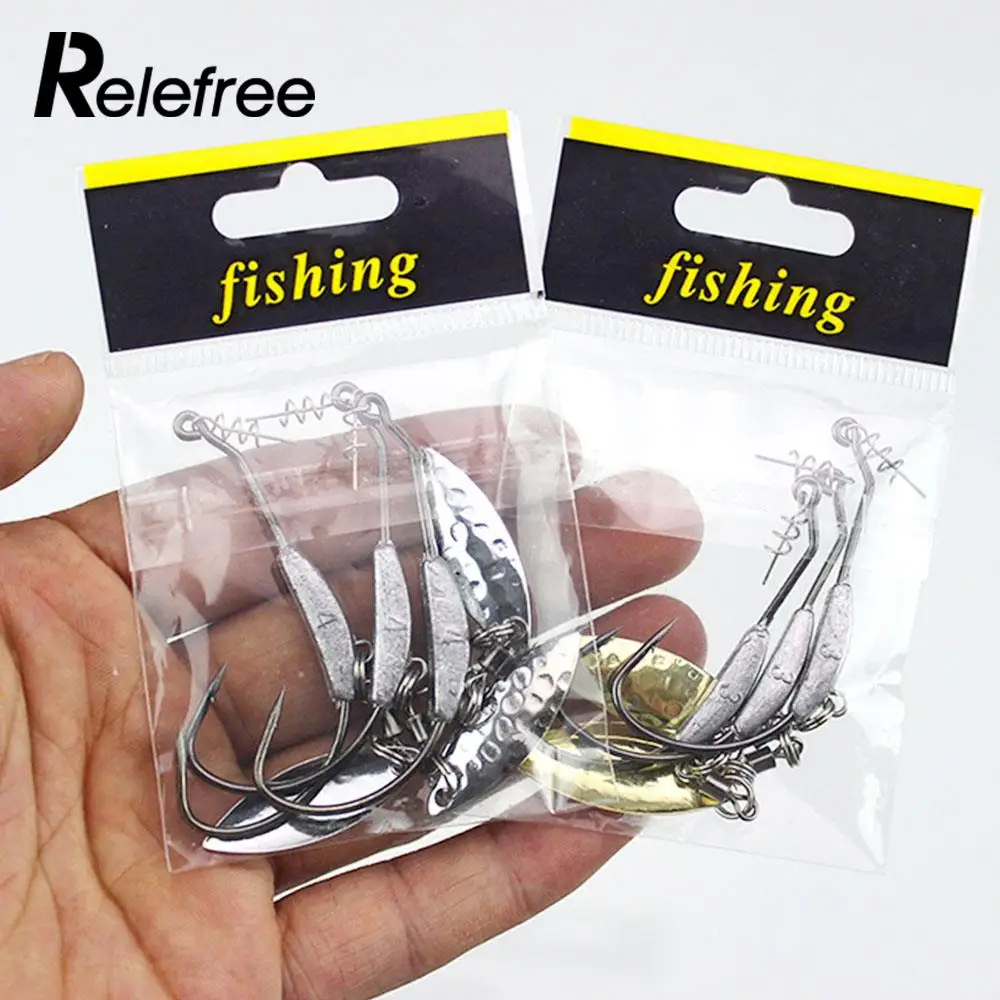 

2 Color Fish Hooks Angling for Soft Fishing Lure Sea Fishing Hook Lure Lure Hooks for Rock Fishing Gear Decoy