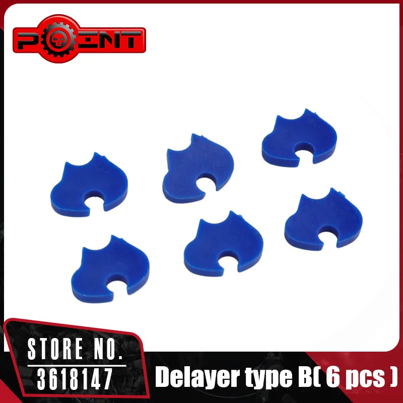 

POINT Delayer Type B( 6 Pcs ) for Airsoft Gearbox Hunting Accessories PO03031