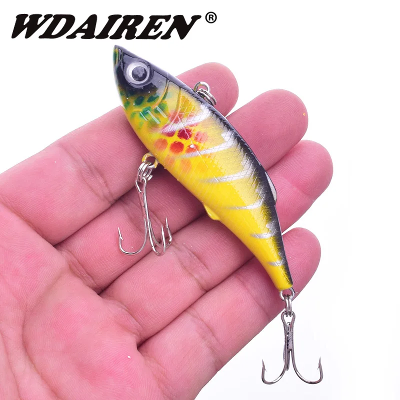 1Pcs Winter ice Fishing Lures 75mm 9.5g vib sinking wobblers bait  Artificial japan Hard Crazy Bass Crankbait fishing Tackle - AliExpress