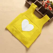 Детский шерстяной жилет без рукавов детская вязаная одежда для девочек и мальчиков на весну и осень одежда для детей от 2 до 8 лет