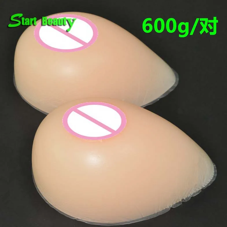 ФОТО 600g/pair B cup Fake Silicone breast forms breast pad silicone breast form silicone breast prosthesis vagina for crossdresser
