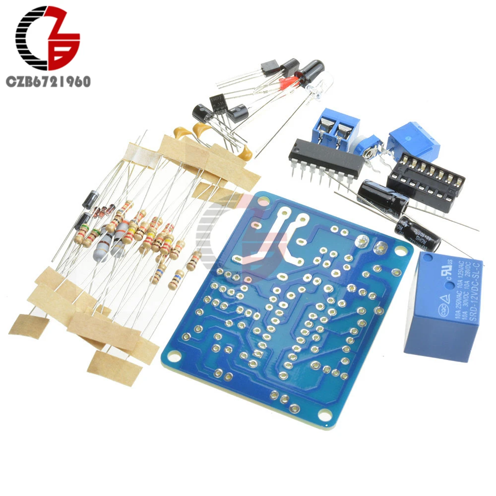 

DC 12V Infrared Sensor Proximity Switch DIY KITS Automatic Hand Dryer Automatic Faucet Control Module Sensor 0 ~ 40S Adjustable