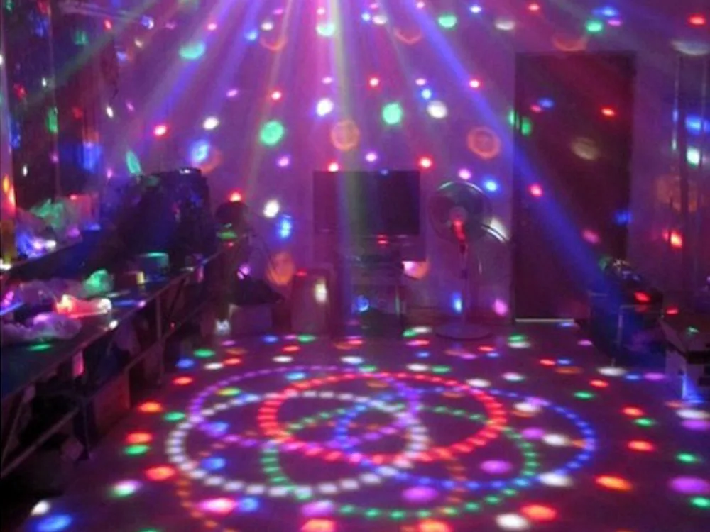 remote control mp3 stage laser lights dj disco crystal light ball