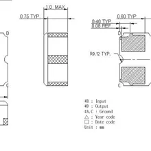 SAW фильтр TA0295A 0295A 1575,42 МГц SMD 2,5X2,0 мм