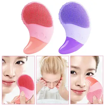 

Facial Cleansing Brush Electric Silicone Face Anti-Aging Massaging Exfoliating Brush Waterproof Rechargeable Face Scrubber