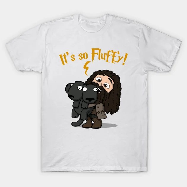 

Women Magic Cartoon Tshirt It's So Fluffy! T-Shirt Lady Tees Gifts Dropshipping