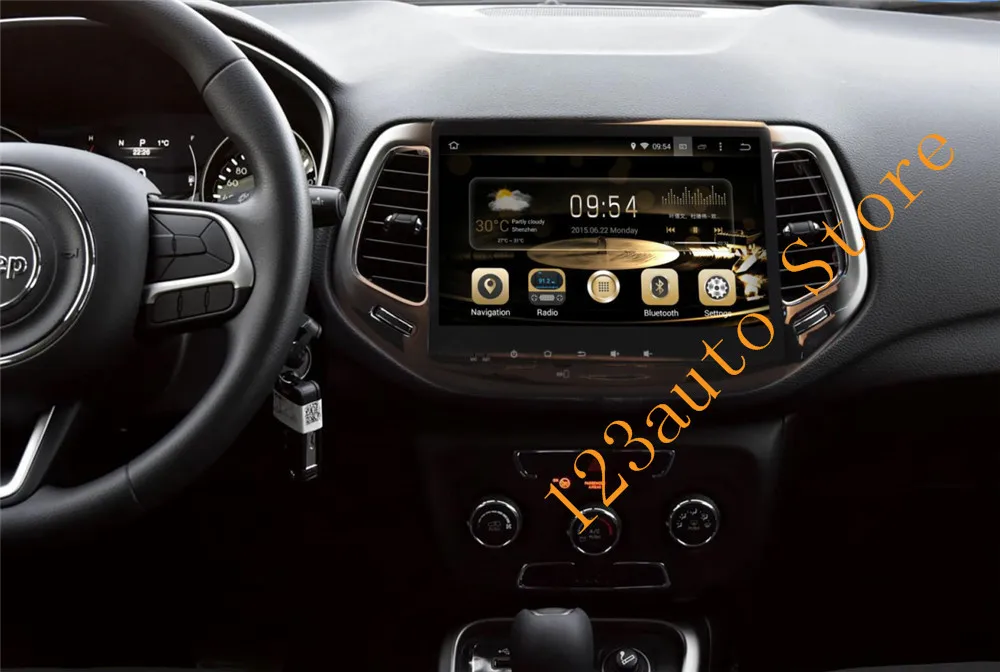 10,1 дюймов Android 8,0 7,1 восемь Восьмиядерный Автомобильный CD DVD gps плеер навигация авто для Jeep Commander