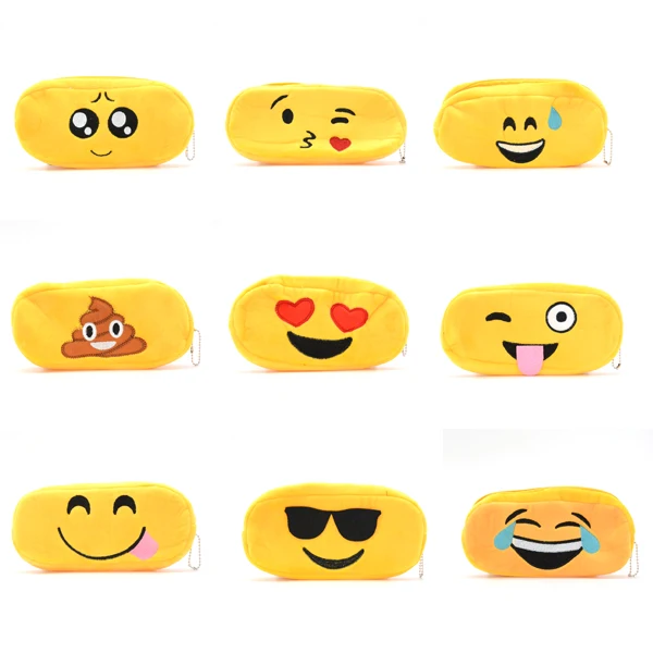

Pencil Case Emoji Estuche Escolar Kalemlik Kalem Kutusu Trousse Scolaire Stylo Kawaii Girls Pennen Etui School Plush Pen Cases