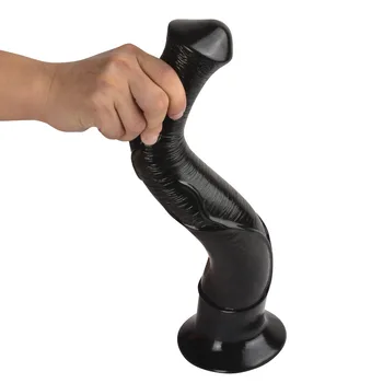 Super big soft realistic penis animal horse dildo suction cup large dildos for women huge long dildo erotic sex toys for woman 5
