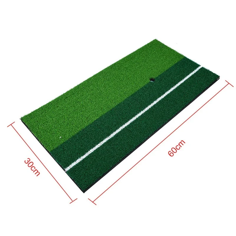 60*30 سنتيمتر الفناء داخلي حصيرة الجولف التدريب ضرب سادة ممارسة المحملة حامل سجادة من الحشيش الصناعي القاعدة