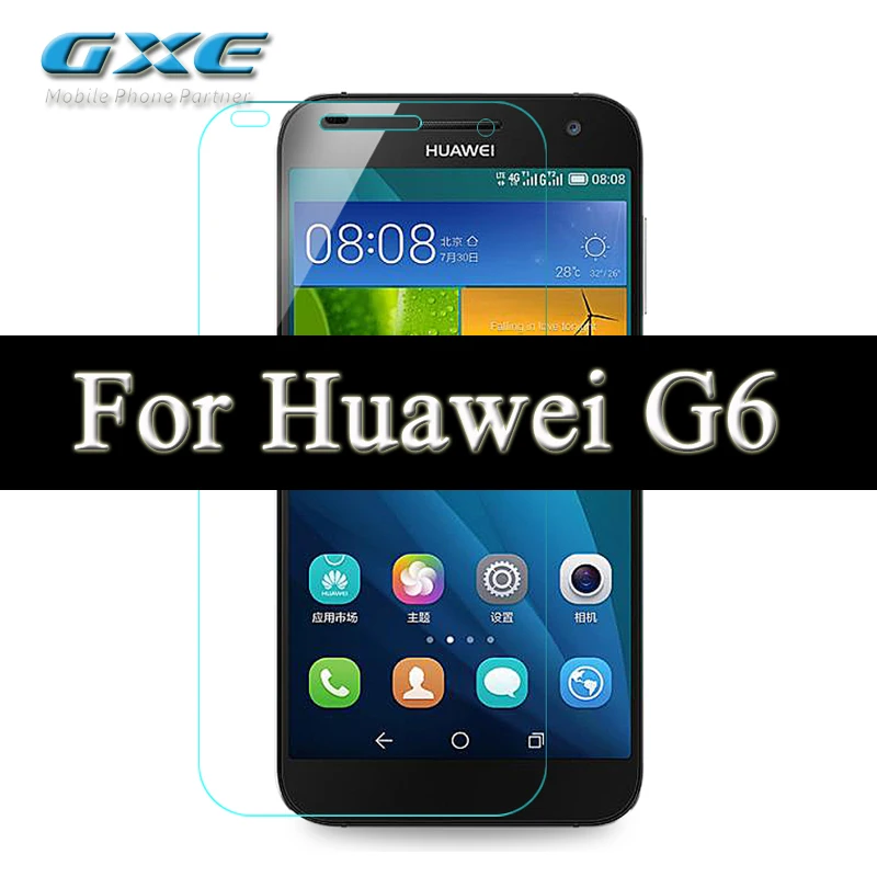 Закаленное стекло gxe для HUAWEI A199 B199 c199 D199 G6 G7 G7plus G8 Экран защитная пленка(не матовое стекло - Цвет: For Huawei G6