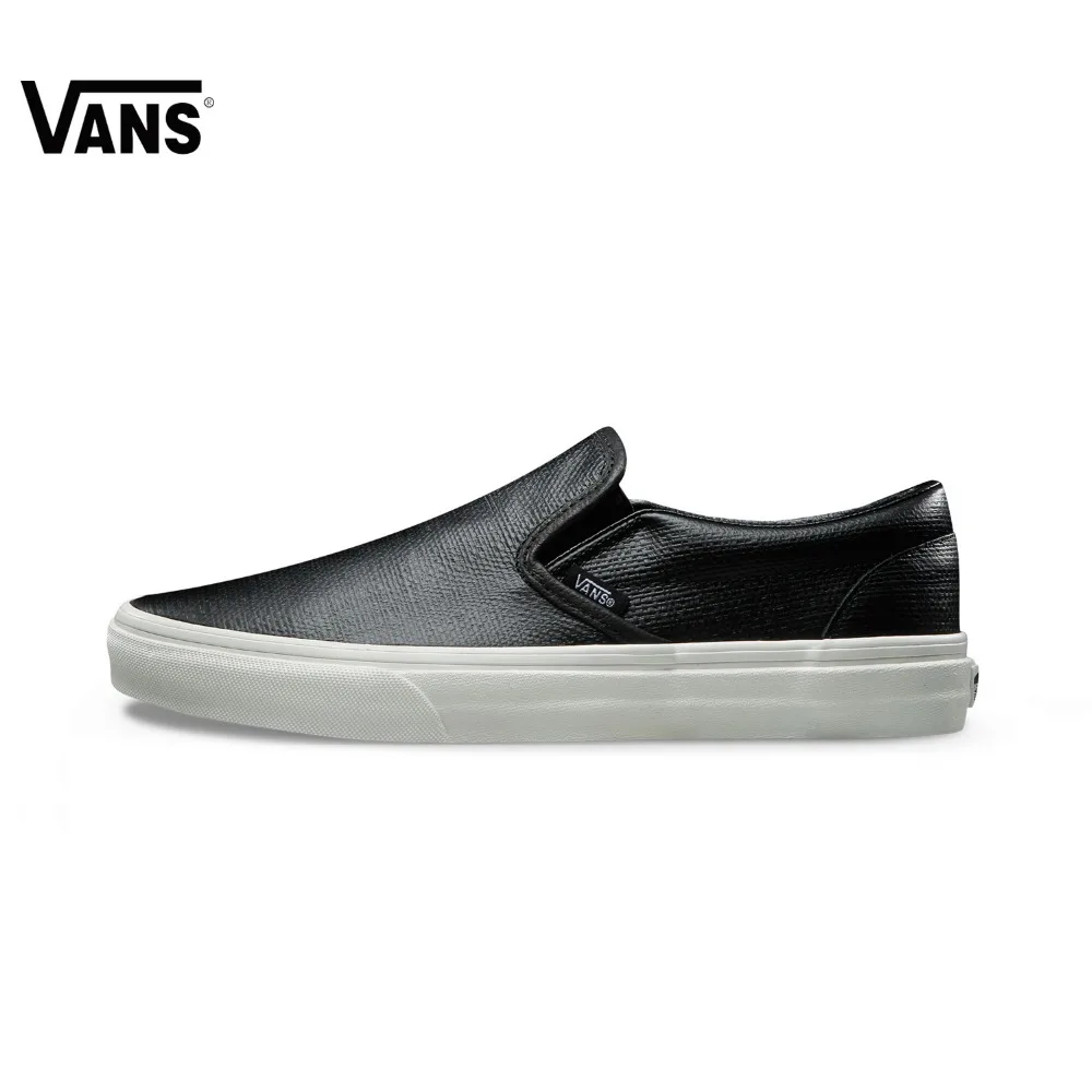 New Arrival Original Vans Unisex Summer Black Skateboarding Shoes Slip-On Sneakers Classique Comfortable Breathable