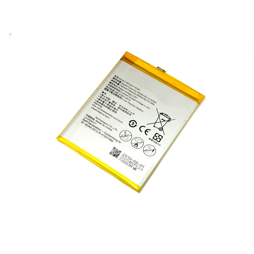 

High Quality HB526379EBC Phone Battery For Huawei Enjoy 5 Y6 Pro Honor 4C Pro Phone Battery 3.8V 4000mAh Replacement