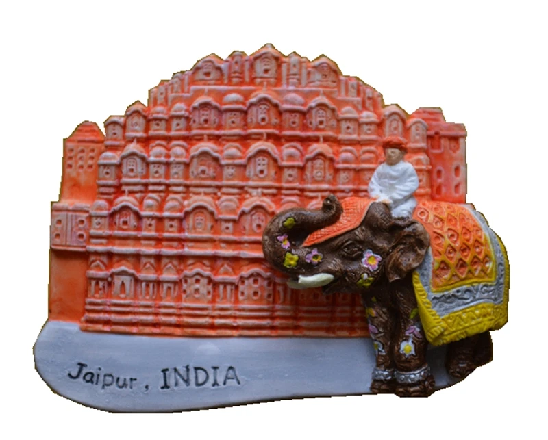 Jaipur India Palace 3D Aromatherapy Fridge World Travel