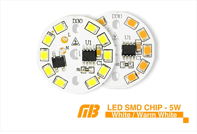 5 шт. светодиодный SMD чип 3W 5 Вт 7 Вт 9 Вт 12 Вт 15 Вт Светодиодный светильник ac220в умный IC светодиодный светильник для DIY лампа Точечный светильник Холодный белый Теплый белый