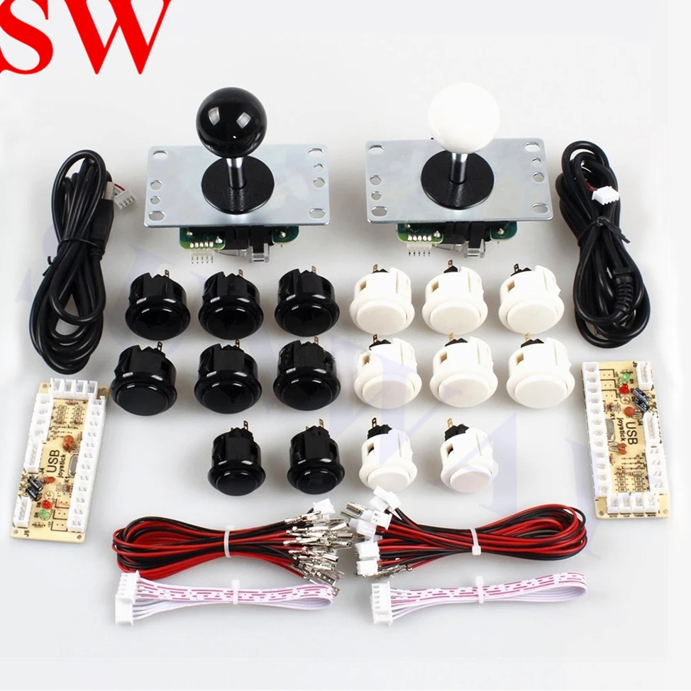 

Original Sanwa OBSF-30 Push Button PC Joystick JLF-TP-8YT DIY Kit Zero Delay USB Encoder 2 Play Classic Arcade Game Machine Part